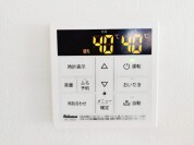 【給湯器操作パネル】