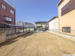 現地土地基礎工事前写真