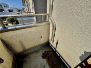 【バルコニーに水栓】