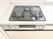 【三口ガスコンロ】