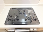 【三口ガスコンロ】