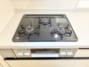 【三口ガスコンロ】