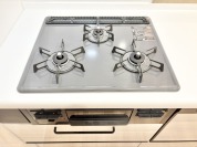 【三口ガスコンロ】