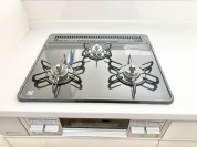 【三口ガスコンロ】