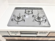 【三口ガスコンロ】