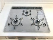 【三口ガスコンロ】