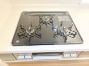 【三口ガスコンロ】