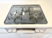 【三口ガスコンロ】