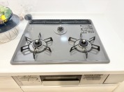 【三口ガスコンロ】