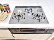【三口ガスコンロ】