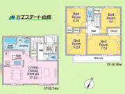 清瀬市竹丘12期全1棟　新築戸建【新築一戸建て】