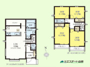小平市鈴木町1丁目全8棟　新築戸建　A号棟【新築一戸建て】
