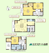 新座市北野第6全2棟　新築戸建【】