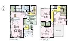 草加市稲荷4丁目　全1棟【】