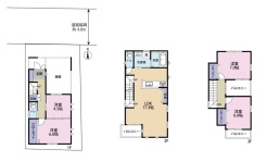 1階の洋室は部屋数の変更可能です。4帖のお部屋はリモート部屋や収納スペースとしてお使いいただけます。
2階は水回りと南向きバルコニーがワンフロアにあるので、階段の昇り降りせずにお洗濯物干しができます。
3階は廊下からもアクセスできるバルコニー。日の光を浴びながら自分だけの時間を堪能できます。