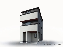 1号棟完成予想パース