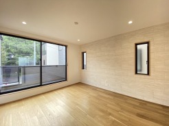 ご家族みんながゆったりくつろげる広々リビング。
