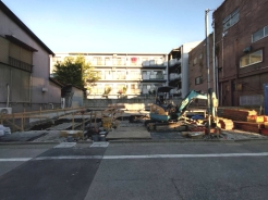 2号棟　現地外観（基礎工事）