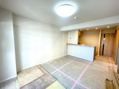 お家の中心となる大きな空間がご家族のコミュニケーションスペースになる筈です。
