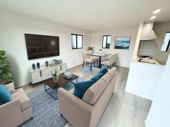 A号棟 CGで家具を配置しております。家具配置のイメージにご覧ください。
