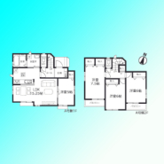 A号棟間取図　
現況と図面が異なる場合は、現況を優先とさせていただきます。
