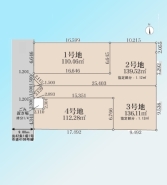 1号地 現況と図面が異なる場合は、現況を優先とさせていただきます。
