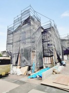 今なら建築中の住まいをご覧いただけます。構造体の質問もお気軽に。
