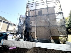 現地建設中写真