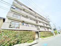 緑豊かな植栽が敷地を彩り、穏やかな日常を予感させる邸宅。ゆったりとした空間が、日々の暮らしに心地よいリズムをもたらしてくれるでしょう
