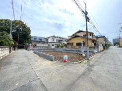 1号地 前面道路含む現地写真
