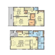 1号棟 現況と図面が異なる場合は、現況を優先とさせていただきます。
