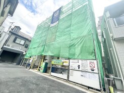1号棟 前面道路含む現地写真

