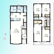 1-A号棟 現況と図面が異なる場合は、現況を優先とさせていただきます。
