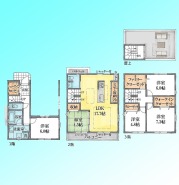 1号棟 現況と図面が異なる場合は、現況を優先とさせていただきます。
