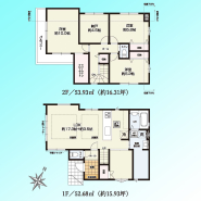 1号棟
現況と図面が異なる場合は、現況を優先とさせていただきます。
