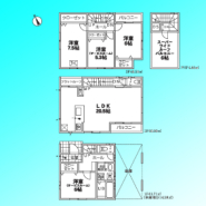 現況と図面が異なる場合は、現況を優先とさせていただきます。