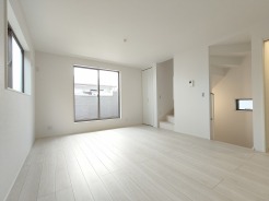 お家の中心となる大きな空間がご家族のコミュニケーションスペースになる筈です。
