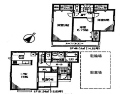 子育て世代にもうれしい、和室のある間取りです。　様々な用途に用いる事のできるスペースを設け、様々なライフスタイルの変化に対応できるプラン
