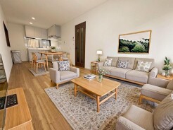 本画像はCGで作成しており、実際に現地に家具は置かれておりません。また、価格に家具は含まれておりません。
