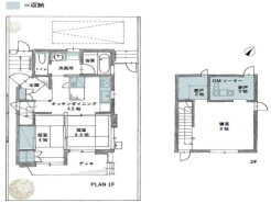 趣を感じる室内空間、コンパクトながらまとまりのある設計施工。
風合いを楽しめるお家。