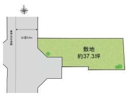 北側も南側も開放的なスペースがあります