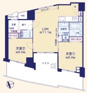 正しく管理するとフローリングは長持ち、全室洋室のプランは最近のスタンダード
