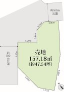 形が整った敷地は、穏やかな時間が流れる閑静な住宅街に佇み、ゆとりある暮らしを叶える場所
