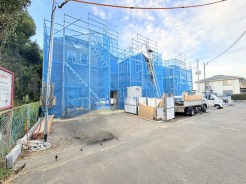 2号棟 今なら建築中の住まいをご覧いただけます。構造体の質問もお気軽に。
