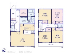 2号棟 図面と異なる場合は現況を優先