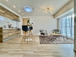 家族が自然に集りそうな広さが魅力のＬＤＫ。
