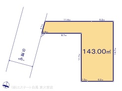 6号地 図面と異なる場合は現況を優先