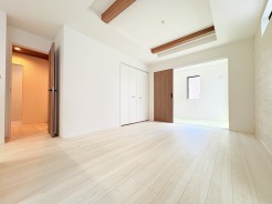 1号棟 家族団らんの時間も増えそうな、くつろぎのＬＤＫ。
