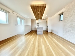 家族団らんの時間も増えそうな、くつろぎのＬＤＫ。
