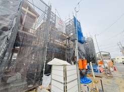 今なら建築中の住まいをご覧いただけます。構造体の質問もお気軽に。
